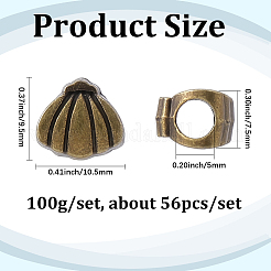 1Bag Tibetan Stylel Alloy Beads&nbsp;FIND-BM0001-34B