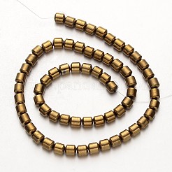 Electroplate Non-magnetic Synthetic Hematite Bead Strands&nbsp;G-F300-28-03