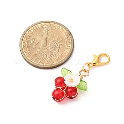 Round Glass Pendant Decorations&nbsp;HJEW-JM04213