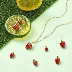 8Pcs 4 Styles 304 Stainless Steel Enamel Pendants&nbsp;STAS-CJ0003-32