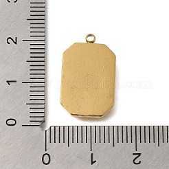PVD Vacuum Plating 201 Stainless Steel Pendants&nbsp;STAS-C111-30G