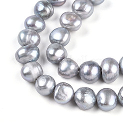 Natural Cultured Freshwater Pearl Beads Strands&nbsp;PEAR-N014-08J