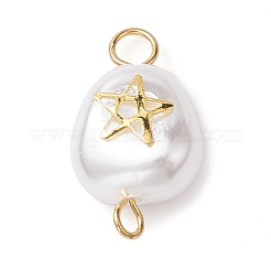 3Pcs 3 Styles Plastic Imitation Pearl Nuggets Connector Charms&nbsp;PALLOY-JF02720