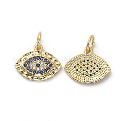 Brass Micro Pave Cubic Zirconia Charms&nbsp;KK-I658-66