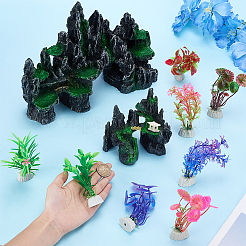 2Pcs Resin Mountain Display Decoration&nbsp;DJEW-WA0001-03