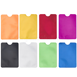 32Pcs 8 Colors Aluminum & Plastic ID Name Card Holder&nbsp;AJEW-CN0004-15