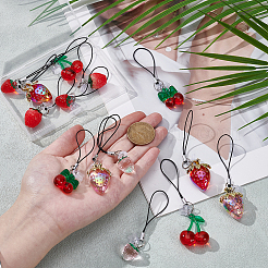 14Pcs 7 Style Acrylic Mobile Straps&nbsp;HJEW-DR00275