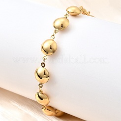 304 Stainless Steel Link Bracelets for Women&nbsp;BJEW-P354-02B-G