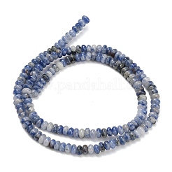 Natural Blue Spot Jasper Beads Strands&nbsp;G-L635-A12-4x2mm