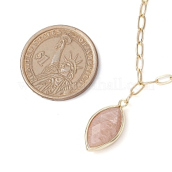 Brass Paperclip Chain Necklaces for Women&nbsp;NJEW-JN04981