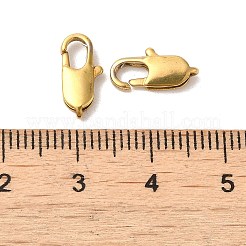 Brass Lobster Claw Clasps&nbsp;KK-KK801-C01