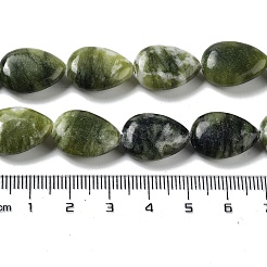 Natural Teardrop Chinese Southern Jade Beads Strands&nbsp;G-L242-23