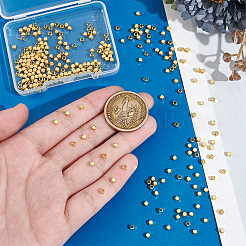 300Pc Brass Spacer Beads&nbsp;FIND-UN0015-46G