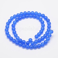 Natural & Dyed Malaysia Jade Bead Strands&nbsp;X-G-A146-6mm-A21