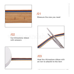 Polyester Yarn Ribbon&nbsp;FW-TAC0001-04