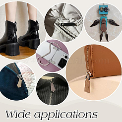 20Pcs 4 Colors PU Leather Replacement Zipper Pull Tabs&nbsp;FIND-PH0025-12A