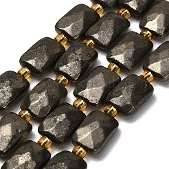 Natural Gold Pyrite/Golden Pyrite Beads Strands&nbsp;G-F833-D01-01