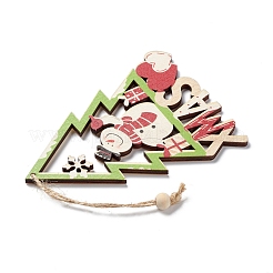 Christmas Wooden Pendant Decorations&nbsp;LS-HJEW-K037-01A