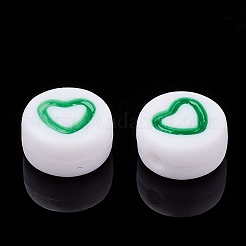 White Craft Acrylic Beads&nbsp;MACR-SZ0001-38