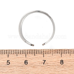 304 Stainless Steel Cuff Rings&nbsp;RJEW-D337-06P
