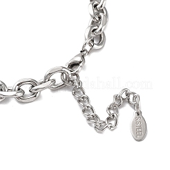 Non-Tarnish 304 Stainless Steel Rolo Chain Necklace&nbsp;NJEW-D045-01P