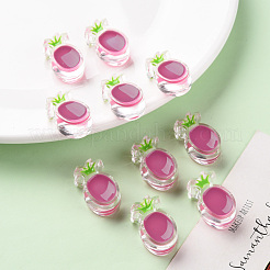 Transparent Enamel Acrylic Beads&nbsp;TACR-S155-002I