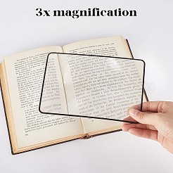 8Pcs PVC Page Magnifying Bookmarks&nbsp;AJEW-SP0002-33