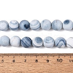 Dyed Natural Agate Beads Strands&nbsp;G-Q606-45A-01