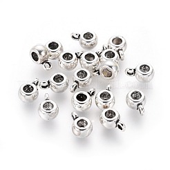 Tibetan Style Tube Bails&nbsp;X-WAB017H-AS-RS