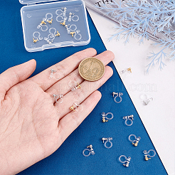 Transparent U Type Alloy Ear Clip&nbsp;PALLOY-PH0012-72