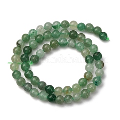 Natural Green Aventurine Round Beads Strands&nbsp;G-S150-6mm-4