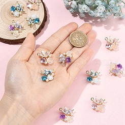 12Pcs 3 Colors Alloy Enamel Pendants&nbsp;FIND-YW0011-16