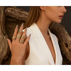 5Pcs Retro Alloy Finger Rings Set&nbsp;WGB3CC2-01