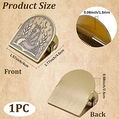 Brass Book Holder&nbsp;AJEW-WH20138-028