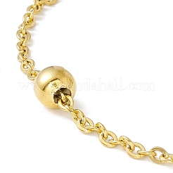 PVD Vacuum Plating 304 Stainless Steel Satellite Chains Anklet for Women&nbsp;STAS-E001-25G