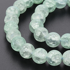 Crackle Glass Beads Strands&nbsp;GLAA-S192-D-008E