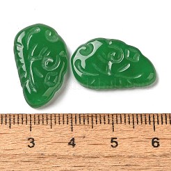 Dyed Natural Malaysia Jade Carved Cabochons&nbsp;G-Q192-02B