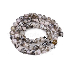 Natural Fire Crackle Agate Beads Strands&nbsp;G-C082-A01-43