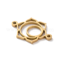 304 Stainless Steel Hollow Chakra Links&nbsp;STAS-S149-05C
