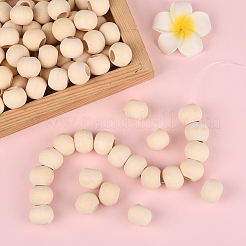 Natural Unfinished Wood Beads&nbsp;WOOD-PA0001-16B