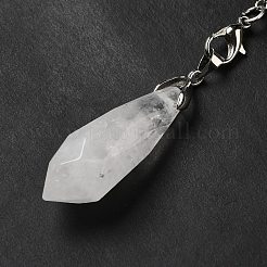 Natural Quartz Crystal Dowsing Pendulum Big Pendants&nbsp;G-H286-03P-01