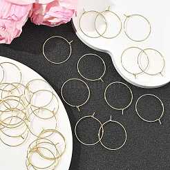 SHEGRACE Brass Hoop Earring Findings&nbsp;XGRPCH280-218G