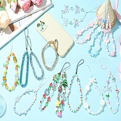 3Pcs 3 Styles Plastic Mobile Straps&nbsp;MOBA-SZ0001-24