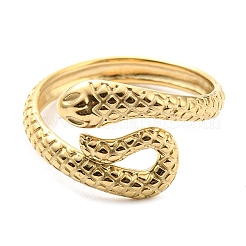 304 Stainless Steel Open Cuff Ring for Women&nbsp;RJEW-C016-01G