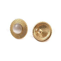 Ion Plating(IP) 304 Stainless Steel Stud Earrings for Women&nbsp;EJEW-N055-20G