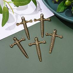 Tibetan Style Metal Dagger Pendants&nbsp;LS-MLF1306Y
