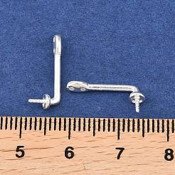 Brass Stud Earring Findings&nbsp;KK-C163-04S