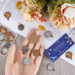 30Pcs 5 Styles Zinc Alloy Pendants&nbsp;FIND-SC0007-13