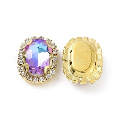 Oval Sew on Rhinestone&nbsp;DIY-E062-05G-B01
