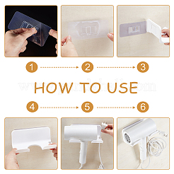 PP Plastic Bathroom Shelves&nbsp;DIY-WH0888-564A
